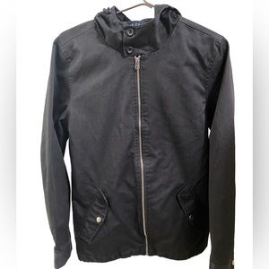 Nice Five Four High End Lightweight Men’s S Matte Black Hoodie Jacket MINTY